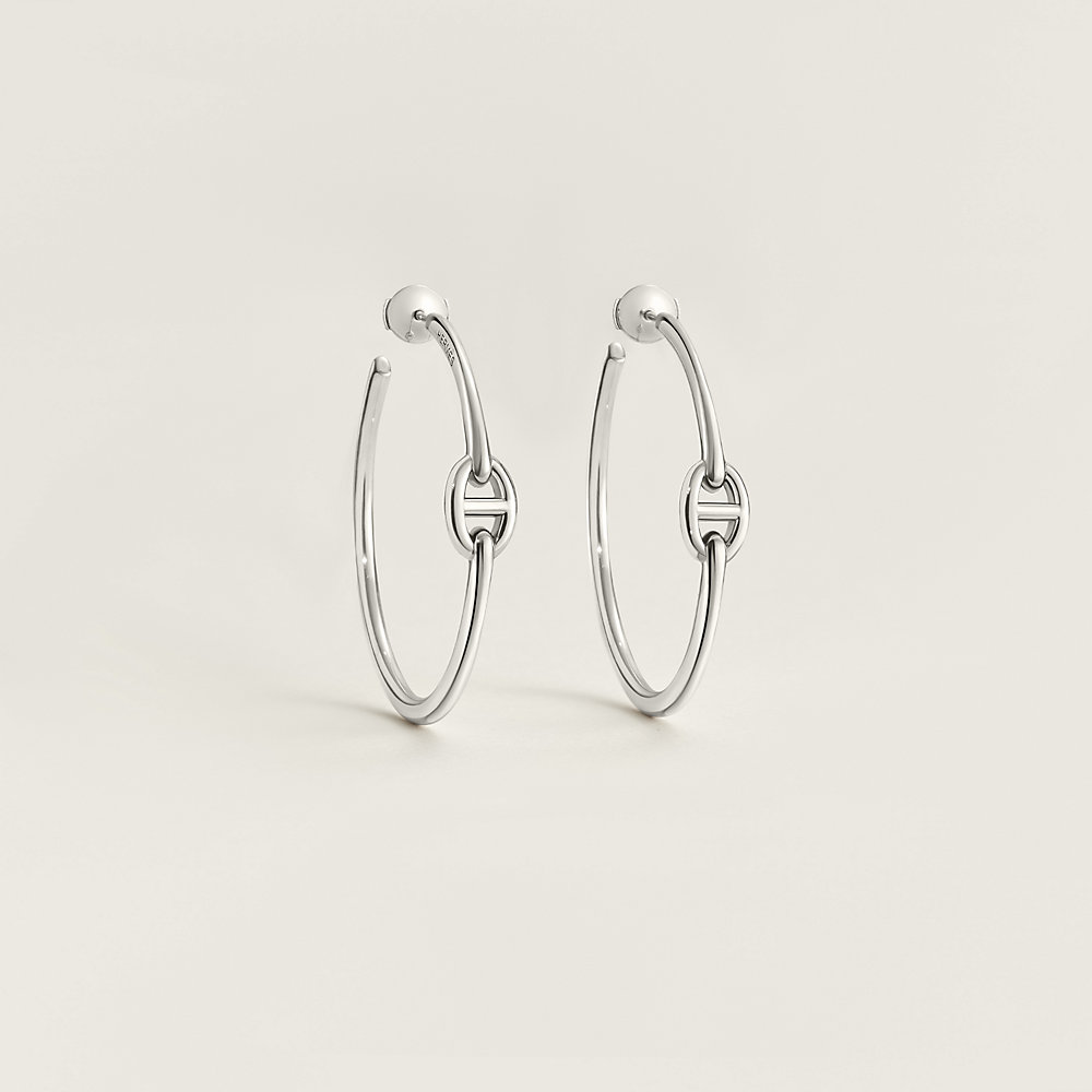 【HERMES】Chaine d'Ancre earrings, large model Chaine d'Ancre Enchainee earrings, large model | Hermès UAE